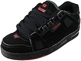 Globe Men's Sabre Skate Shoe, Black/Charcoal/red, 12