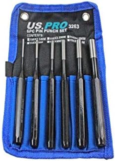 US Pro 6pc Pin Punch Set 2.5-10mm B3263