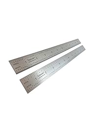 taytools 12" rígido cerrajero regla regla Acero endurecido Primavera 4R graduada en 1 8," 1 16," 1 32" y 1 64" mrsae 12