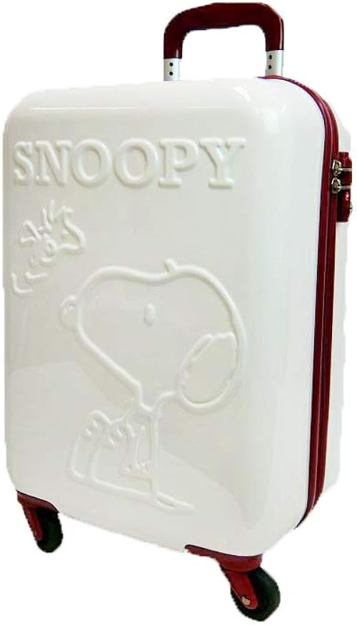 Amazon スヌーピージッパーキャリー４７ アイボリー 機内持込可2sn1 47h ０５５０８abs ポリカーボネート３１リットル2 5kg Snoopy ｐｅａｎｕｔｓ 中国製 パークハウス スーツケース