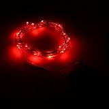 SUPERNIGHT AA Battery Powered Red Flexible 30leds Silver Wire Strings Party LED Mood Lighting Dinning Decorative Mini LED Strings