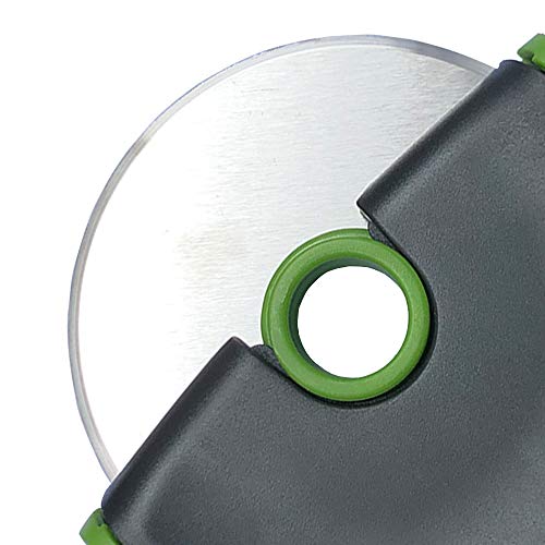CHEF PROSENTIALS Pizza Cutter Wheel Portable Accessory Green color For Kisok