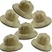 Ifavor123 Grey Tan Beige Soft Plastic Jungle Safari Kids Birthday Party Dress Up Novelty Hat (24 Pack)