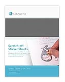 Silhouette 10004214 Scratch Off Sticker Sheets Sil