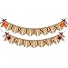 Friendsgiving Banner Burlap | Thanksgiving Decorations | Thanks Giving Burlap Banner | Rustic Friends Giving Turkey Pumpkin Bunting for Thanksgiving Party Supplies Fireplace Mantle Decor