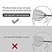 Kimkoo Silk Sleep Mask-Block Out Light Perfectly,Eye Mask for Sleeping for Women and Men,Soft and Adjustable Sleep Masks,Blindfold Black