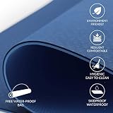 ComFy Mat Yoga Mat Non Slip 183x61x6mm Navy Blue with Carry Bag view 6
