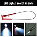 Claw Magnetic Pick-up Tool, GOCHANGE LED 4 Claws Flexible Spring Claw/Magnet Grab Grabber Fingers Prongs 24'' with Bright LED light for Trash/Litter Pick up, Garden Nabber, Disabled, Arm Extension