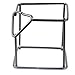 Rustic Style Freestanding Hanging Metal Tillandsia Air Plant Rack Holder Black Bronze 3.15inches x 3.15inches Height Quadrilateral Cube Shape Geometric (black) No Plants