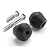 Krator MT219-059 Black Slider (Yamaha YZF R1 No Cut (2009-2012) Frame Bobbins Crash Protectors Motorcycle Sportbike)