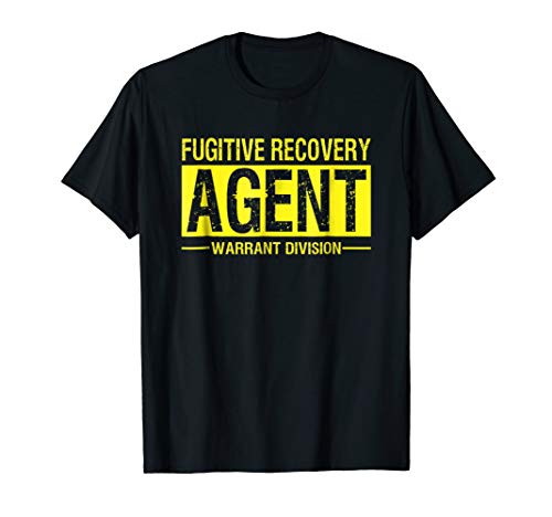Fugitive Recovery Bail Agent Halloween Costume T-shirt