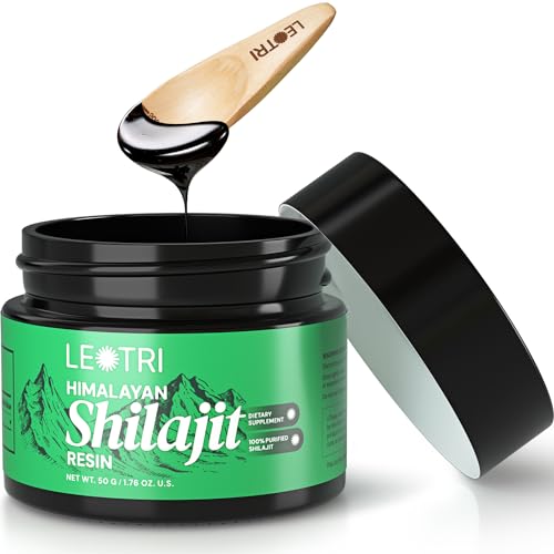 SHILAJIT RESIN HIMALAYAN ORGANIC FOR MEN & WOMEN – AUTHENTIC FULVIC ACID & 85+ TRACE MINERALS – NATURAL GOLD GRADE SHILAJIT SUPPLEMENT FOR ENERGY BOOST & IMMUNE SUPPORT – 100 SERVINGS, 50 GRAMS