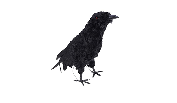 NUOBESTY Halloween Cuervo de Terror Peluche Animal Prop ...