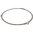 Brown Large Microwave Turntable Ring Microwave Oven Rotating Ring Microwave Parts Microwave Turntable Ring, Microwave Glass Plate Tray Wheel Ring Turntables Microwave Oven Parts and Accessories