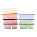 Meal Prep Containers, HTOMT 7-Pack 3 Compartment Food Storage Bento Boxes with Lids, Food Storage BPA Free, Stackable, Reusable Lunch Box, Microwave Dishwasher Freezer Safe, Portion Control