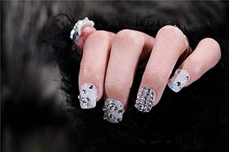 DUYUER wieder verwendbare Künstliche Fingernagel, Tragbare Nagel, Selbstklebende Nagel, minutenschnell beauty Nageldesign (mi