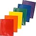 StoreSMART Plastic Archival Folders Primary Colors 6-Pack: 1 Each of Six Bright Colors - Made in U.S.A - (R900PCP6)