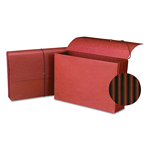 Smead Redrope Expanding File Wallet, Flap and Cord Closure, 51/4