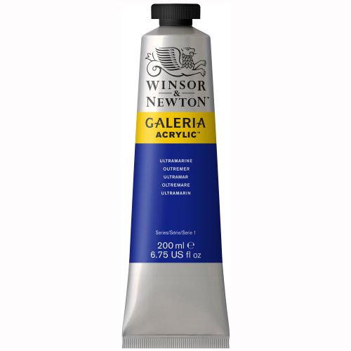 Winsor & Newton Galeria Acrylic Paint, 200ml Tube, Ultramarine
