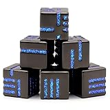 D6 Metal Dice Set, HNCCESG 6 Sided Dice 6 Pieces