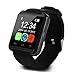 Black Waterproof Bluetooth Wrist Smart Watch Phone Mate Handsfree Call For Smartphone Outdoor Sports Pedometer Stopwatch