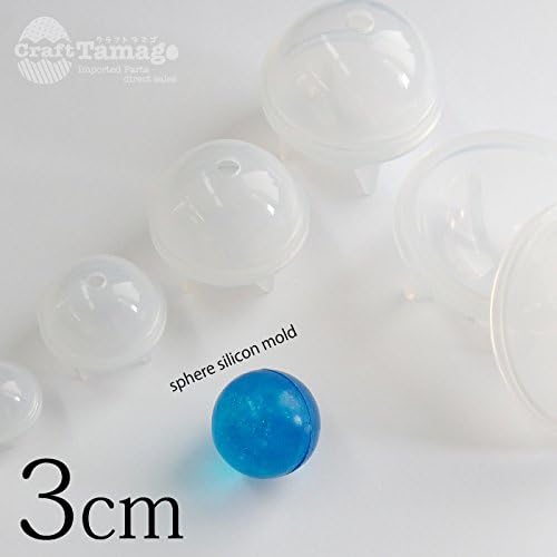Craft Tamago シリコン型 モールド 球体 3cm Tarunniketanpublicschool Com