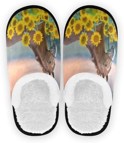 Boccsty Colorful Little Flowers Spa Slippers Flower Design House