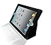 Bear Motion for iPad 2/3 / 4 - Genuine Cowhide Leather Case for iPad 2 / iPad 3 / iPad 4 with Built in Stand Support Sleep Function - Black