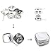 RoterSee Backpacking Camping Cookware Picnic Stainless Steel Cooking Cook Set for Hiking and Campingthumb 2