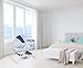 Big Oshi Emma Newborn Baby Bassinet - Portable Bassinet for Boys or Girls - Perfect for Bedside, Indoors, or Outdoors - Lightweight for Travel - Canopy Netting Cover - Wood Bed Base, Navy