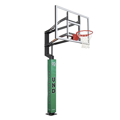 NCAA North Dakota Fighting Hawks Goalsetter Basketball Pole Pad, Green, One size - Thumbnail 6