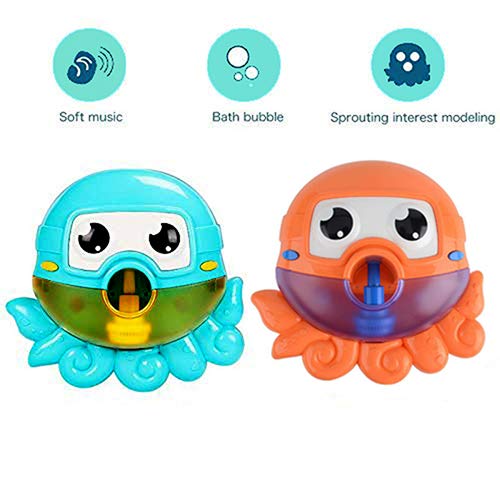 octopus bubble bath toy