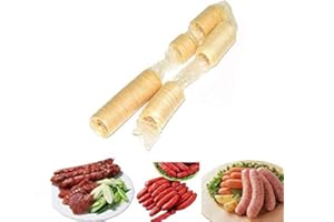 30mm Edible Collagen Sausage Casing, for Making Roast Sausage, Dried Sausage, Hot Dog, Sausage qzjijosen