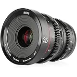 Meike 35mm T2.2 Large Aperture Manual Focus Low Distortion 4K Mini Cine Lens for Micro Four Thirds M43 MFT Mount Cameras Compatible with Olympus Panasonic Lumix BMPCC 4K Zcam E2 GH5 GH6 GH7