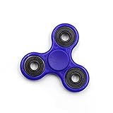 VOCOO Fidget Spinner Bearing Toy Stress Reducer for ADHD EDC Hand Killing Time, Guarantee 1 min+ Spin Time, Dark Blue