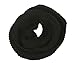 Kobwa(TM) Soft Wool Knit Infinity Loop Scarf Hood With Kobwa's Keyring