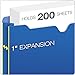 Pendaflex Translucent Poly File Jackets, Legal Size, Assorted Colors, 5/Pack (50993)