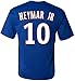 Neymar Jersey Style T-shirt Kids Neymar Jr Jersey PSG T-shirt Gift Set Youth Sizes ✓ Premium Quality ✓ ✓ Soccer Backpack Gift Packaging (YL 10-13 Years Old, Neymar Jr)