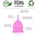 Menstrual Cup (4 Pack) - 2 Small & 2 Large - FDA Approved - Safe, Easy-to-Use & Comfortable for All Lifestyles - Save Money & Protect The Earth w/Reusable Design
