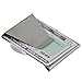 Money Clip Minimalist Wallets for Men Double Sided Slim wallet Stainless Steel,Credit Card Holder