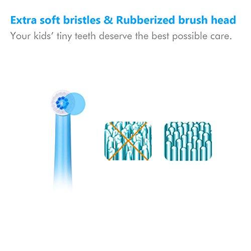 Electric Kids Tooth Brush, OLAXER IPX6 Soft Kids Electric Musical