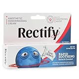 Rectify - Anesthetic Hemorrhoidal Cream For Rapid Soothing Relief, Comfort, and Hemorrhoid Treatment - 0.9oz (25.5g) - FDA Approved from Purity Products