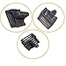 SpzcdZa 20Pack 48x38mm Office Library File Drawer Cabinet Card Tag Label Card Holder Drawer Pull/Label Holders/Label Frames Card/Label Holder Modern Label Holders Metal Frame(Black)