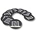10 X NFC Tags | NXP Chip NTAG213 | 144 Bytes Memory | Hard PVC Sticker | Black Round Tags | High Scan Strength | Strong 3M Glue