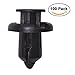 Lantee 10mm 100 Pcs Push-Type Nylon Bumper Fender Flare Fastener Rivet Retainer Clips for Honda & Acura 91503-SZ3-003
