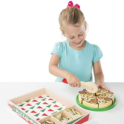 4 Melissa+Doug+Pizza+Wooden+Toppings
