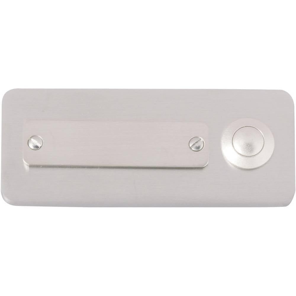 Heidemann 70121 Bell Plate with Name Plate Single Stainless Steel 24 V/1A