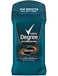 Degree Men Dry Protection 48 Hour Antiperspirant, Cool Rush 2.7 oz (Pack of 6)