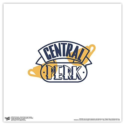 Trends International Gallery Pops Friends - Central Perk Logo Graphic Wall Art…