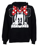 Disney Adults Minnie Mouse Peeking Fleece Hoodie